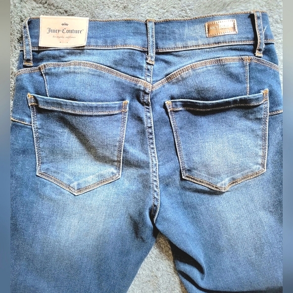 Juicy Couture Flaunt It Contour Skinny Jeans Size 2 - Picture 3 of 9